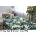 Hojas verdes rectangular Manteles algodón poliéster cubierta de tabla impermeable moderno marca verde hojas mesa rectangular de tela ali-40254893